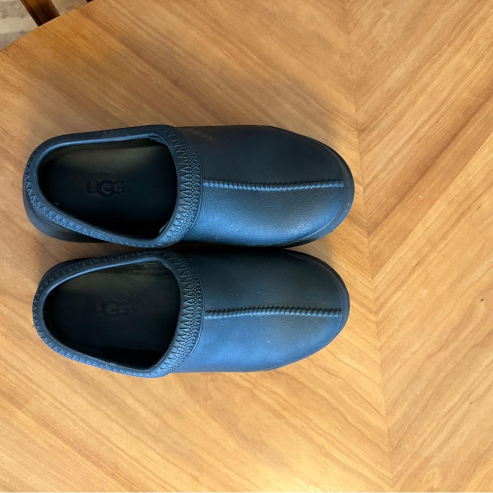 UGG Black Tasman x rain clogs